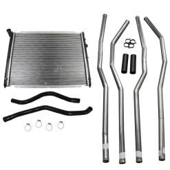 4WD Syncro Radiator with Feed and Return Hoses and Coolant Pipes combo pack from Burley Motorsports